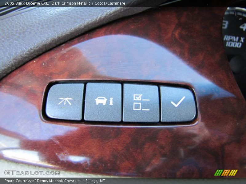 Dark Crimson Metallic / Cocoa/Cashmere 2009 Buick Lucerne CXL