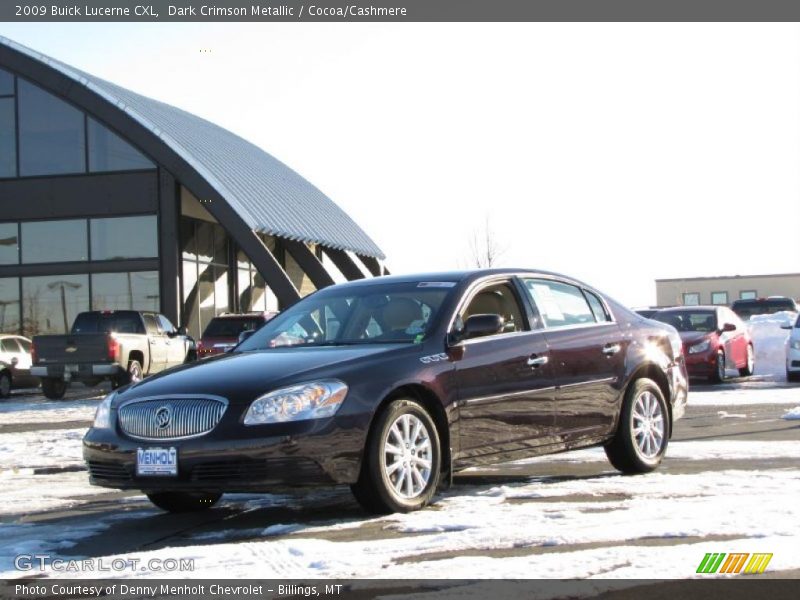 Dark Crimson Metallic / Cocoa/Cashmere 2009 Buick Lucerne CXL