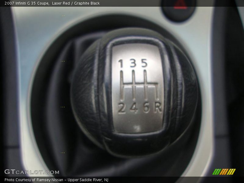  2007 G 35 Coupe 6 Speed Manual Shifter