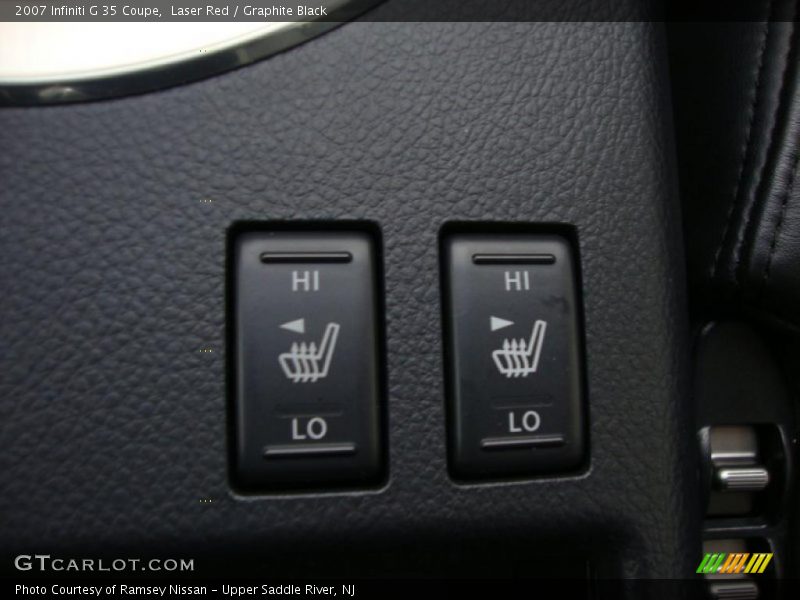 Laser Red / Graphite Black 2007 Infiniti G 35 Coupe