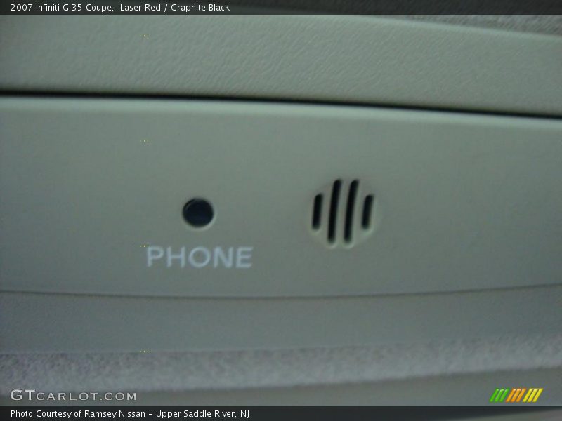 Laser Red / Graphite Black 2007 Infiniti G 35 Coupe