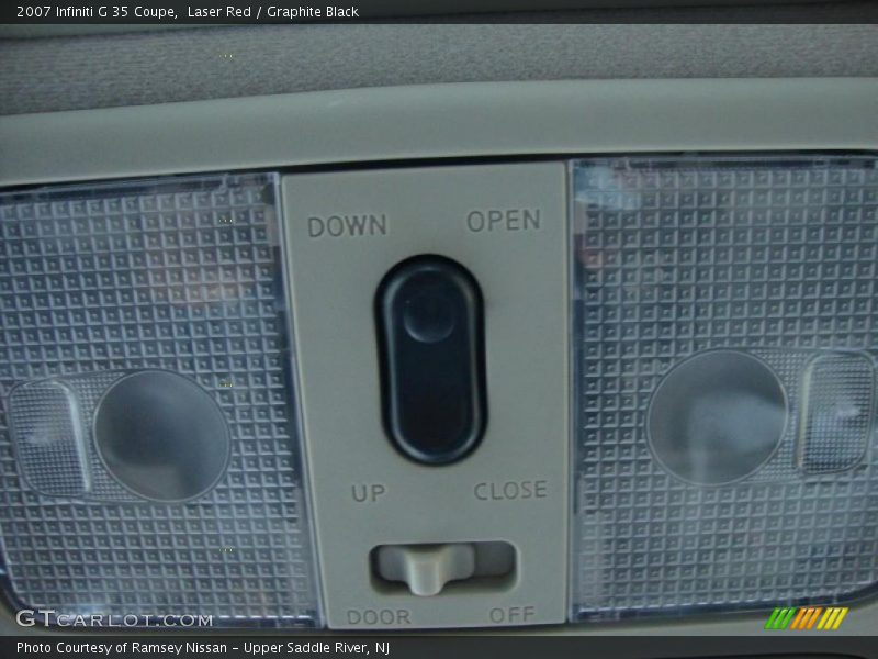 Laser Red / Graphite Black 2007 Infiniti G 35 Coupe