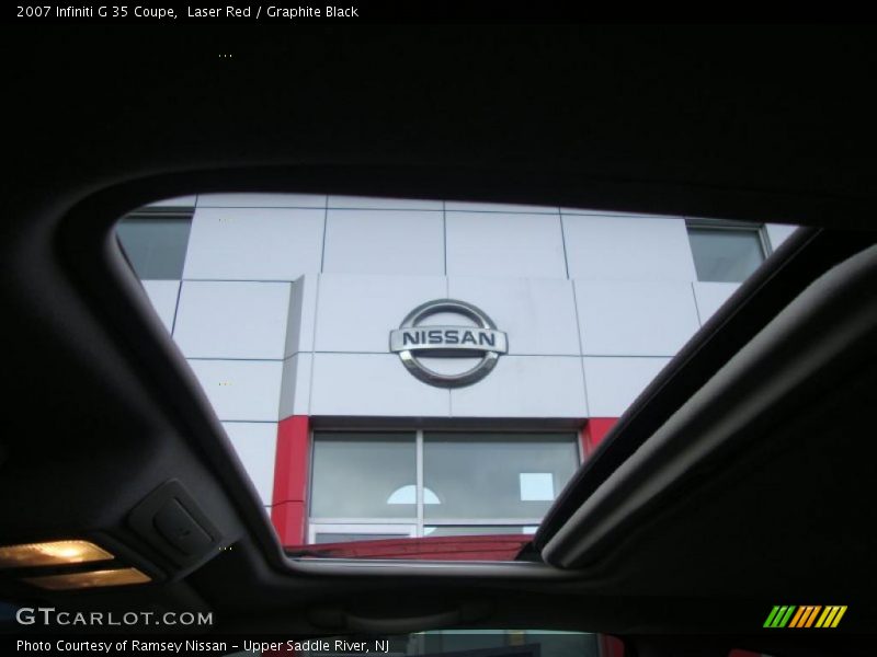 Sunroof of 2007 G 35 Coupe
