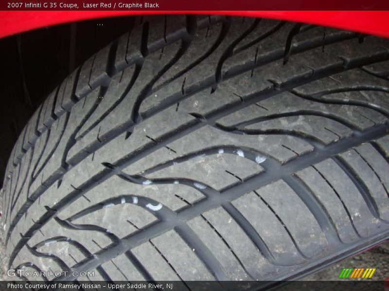 Laser Red / Graphite Black 2007 Infiniti G 35 Coupe