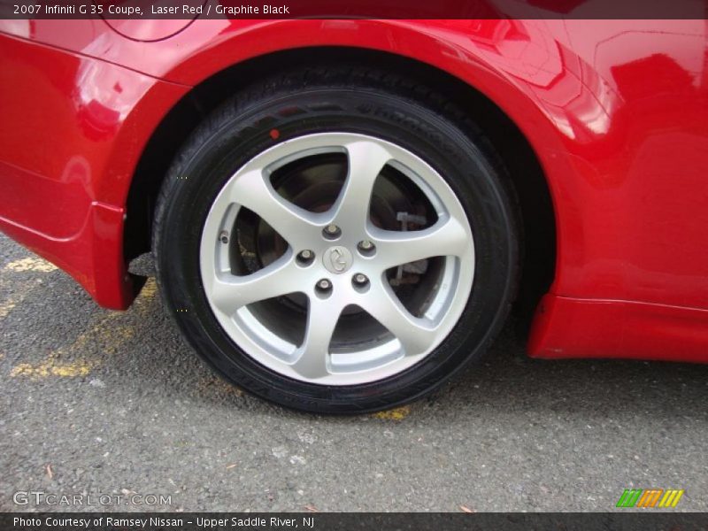 Laser Red / Graphite Black 2007 Infiniti G 35 Coupe