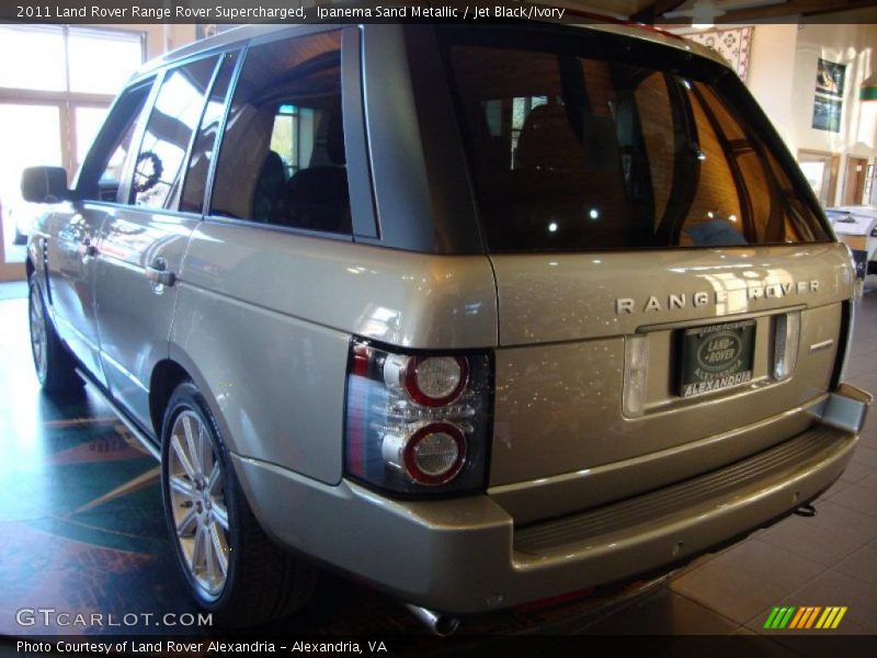 Ipanema Sand Metallic / Jet Black/Ivory 2011 Land Rover Range Rover Supercharged
