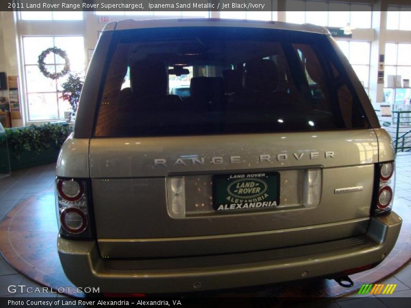 Ipanema Sand Metallic / Jet Black/Ivory 2011 Land Rover Range Rover Supercharged