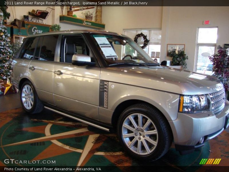 Ipanema Sand Metallic / Jet Black/Ivory 2011 Land Rover Range Rover Supercharged