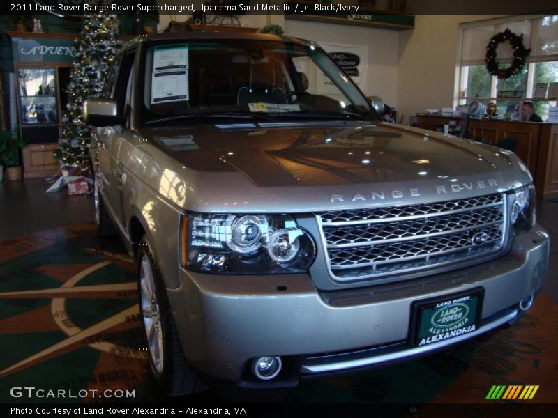 Ipanema Sand Metallic / Jet Black/Ivory 2011 Land Rover Range Rover Supercharged