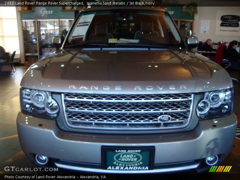 Ipanema Sand Metallic / Jet Black/Ivory 2011 Land Rover Range Rover Supercharged