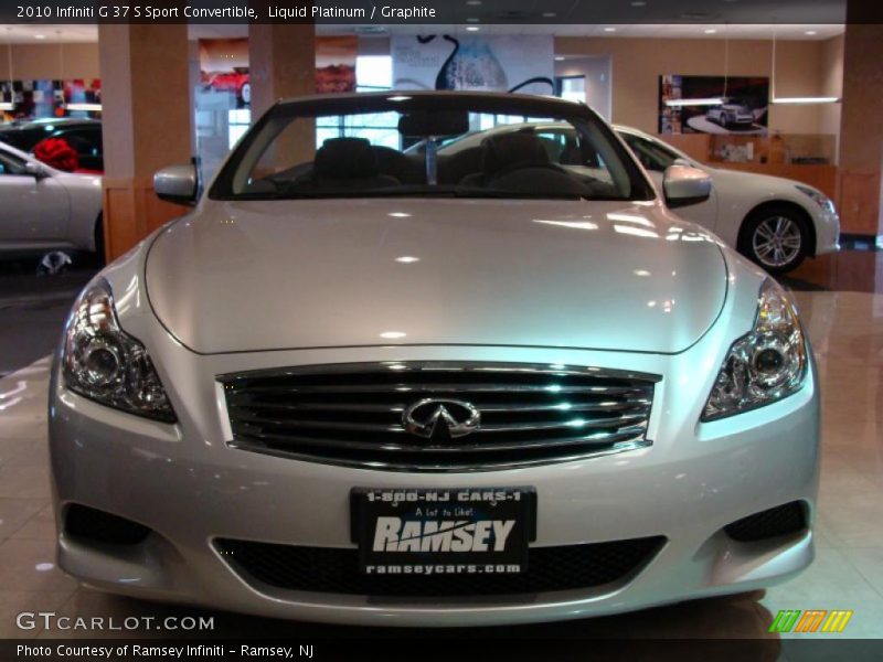 Liquid Platinum / Graphite 2010 Infiniti G 37 S Sport Convertible