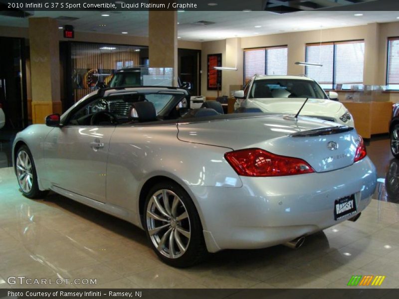  2010 G 37 S Sport Convertible Liquid Platinum