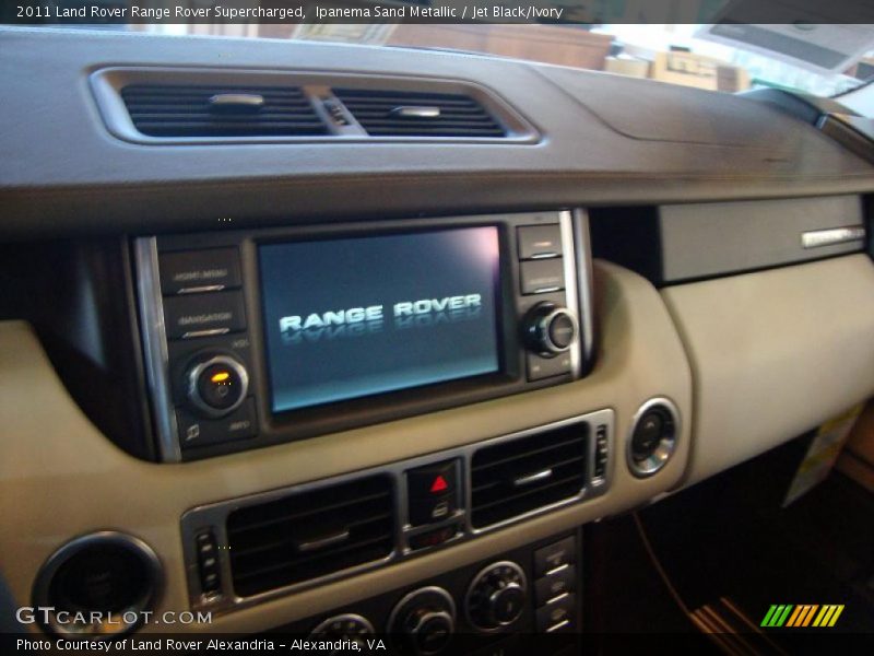 Ipanema Sand Metallic / Jet Black/Ivory 2011 Land Rover Range Rover Supercharged