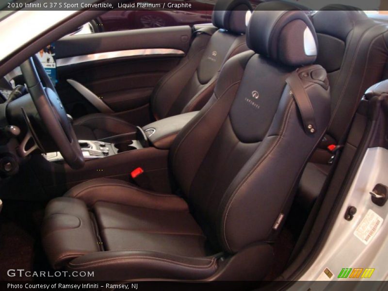 Liquid Platinum / Graphite 2010 Infiniti G 37 S Sport Convertible