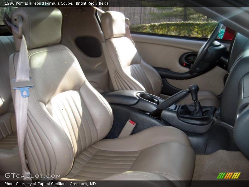  1996 Firebird Formula Coupe Beige Interior