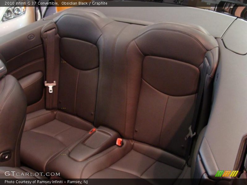 Obsidian Black / Graphite 2010 Infiniti G 37 Convertible