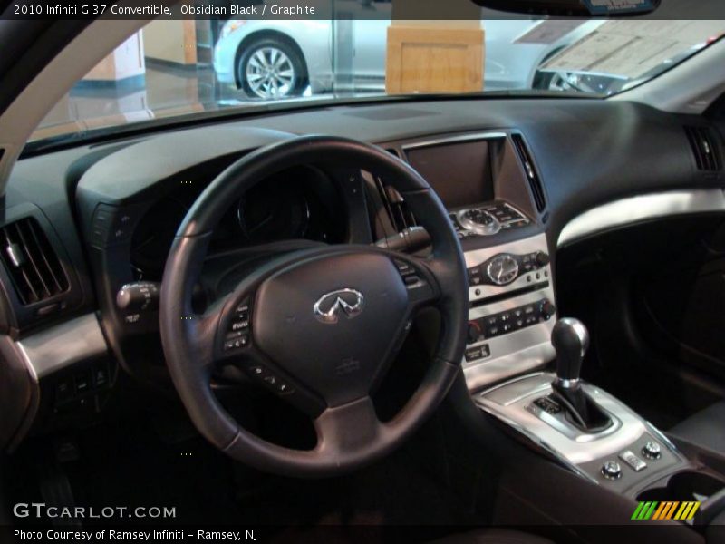 Obsidian Black / Graphite 2010 Infiniti G 37 Convertible