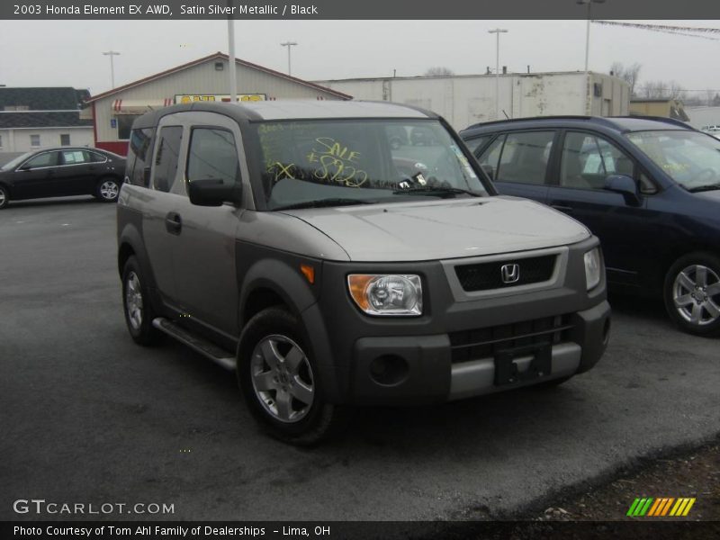 Satin Silver Metallic / Black 2003 Honda Element EX AWD