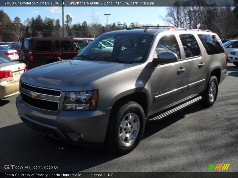 Graystone Metallic / Light Titanium/Dark Titanium 2008 Chevrolet Suburban 1500 LT