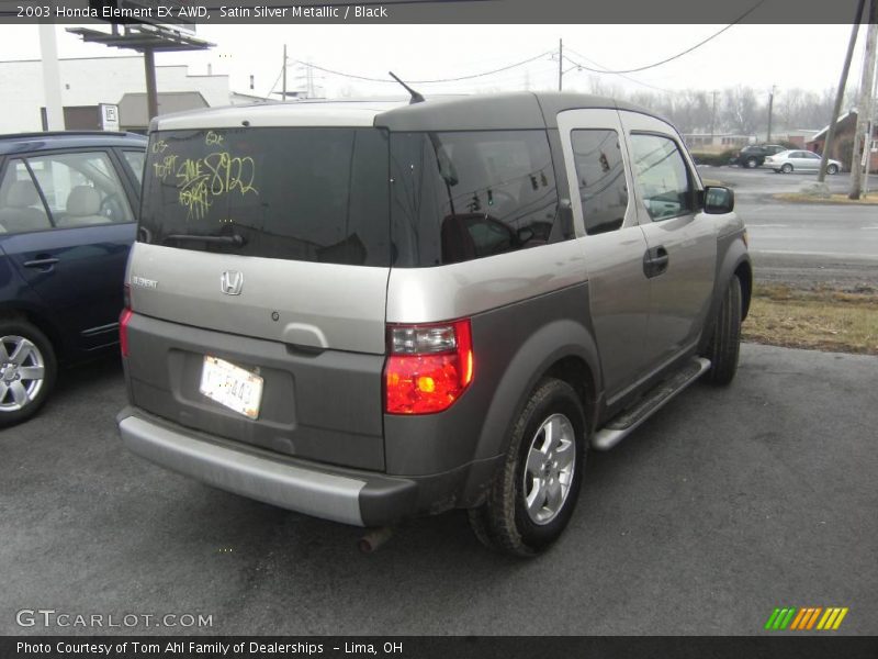 Satin Silver Metallic / Black 2003 Honda Element EX AWD