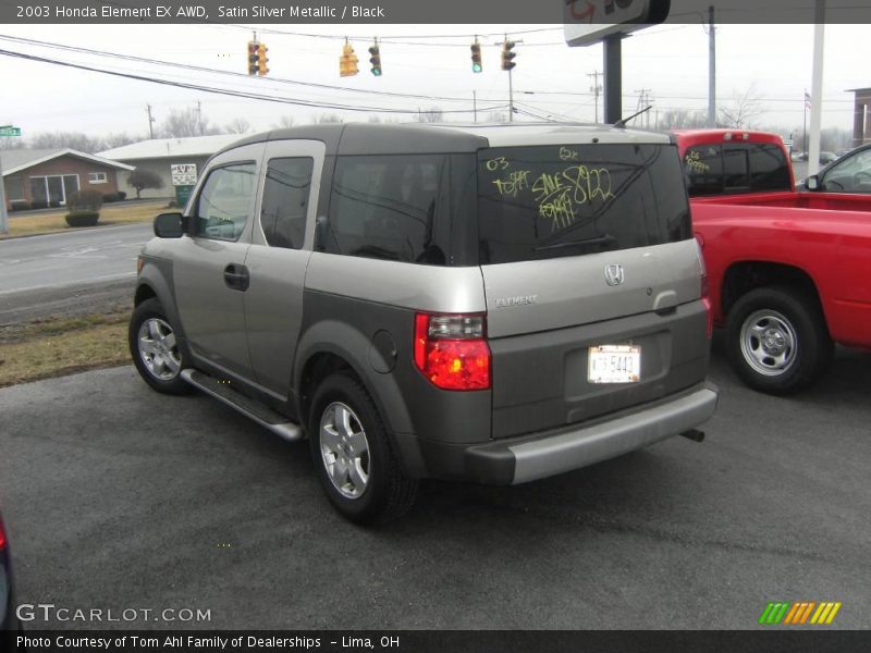Satin Silver Metallic / Black 2003 Honda Element EX AWD
