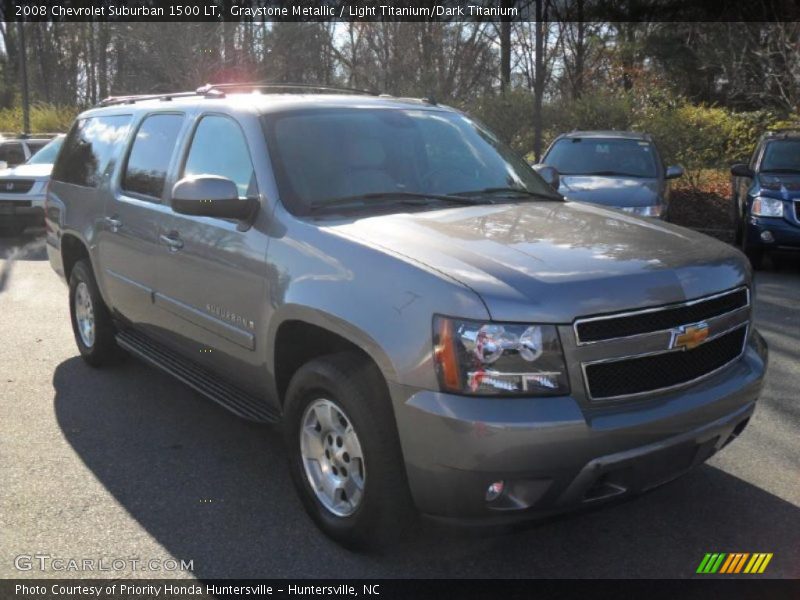 Graystone Metallic / Light Titanium/Dark Titanium 2008 Chevrolet Suburban 1500 LT