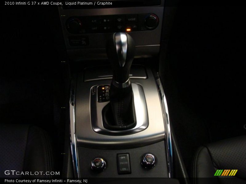 Liquid Platinum / Graphite 2010 Infiniti G 37 x AWD Coupe