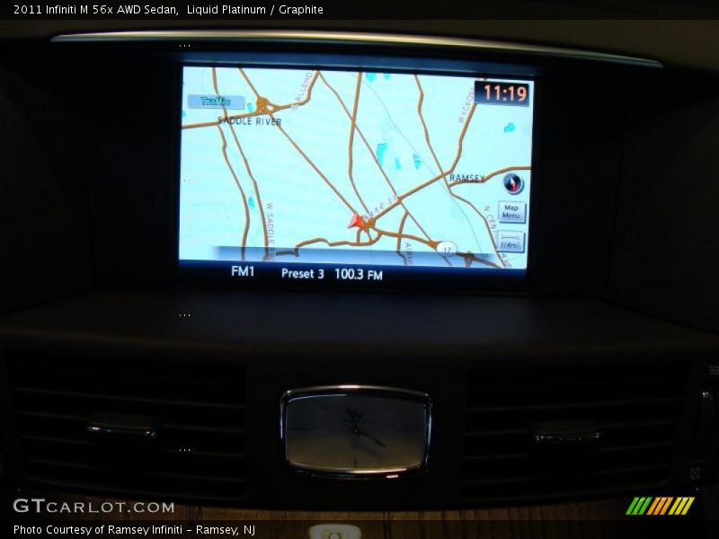 Liquid Platinum / Graphite 2011 Infiniti M 56x AWD Sedan