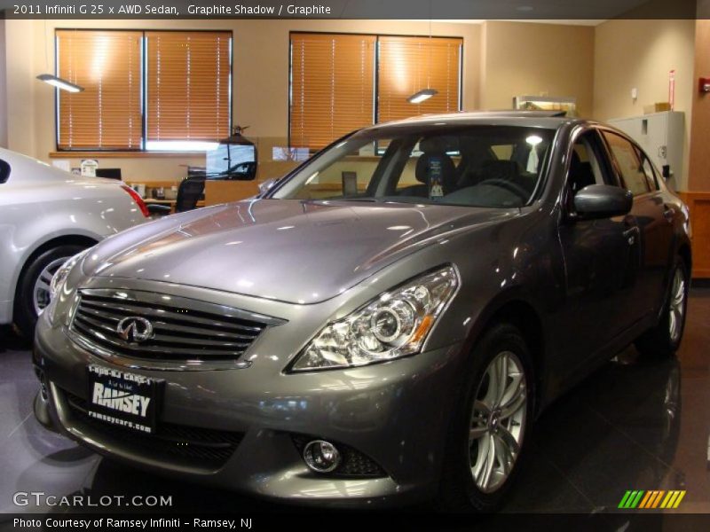 Graphite Shadow / Graphite 2011 Infiniti G 25 x AWD Sedan