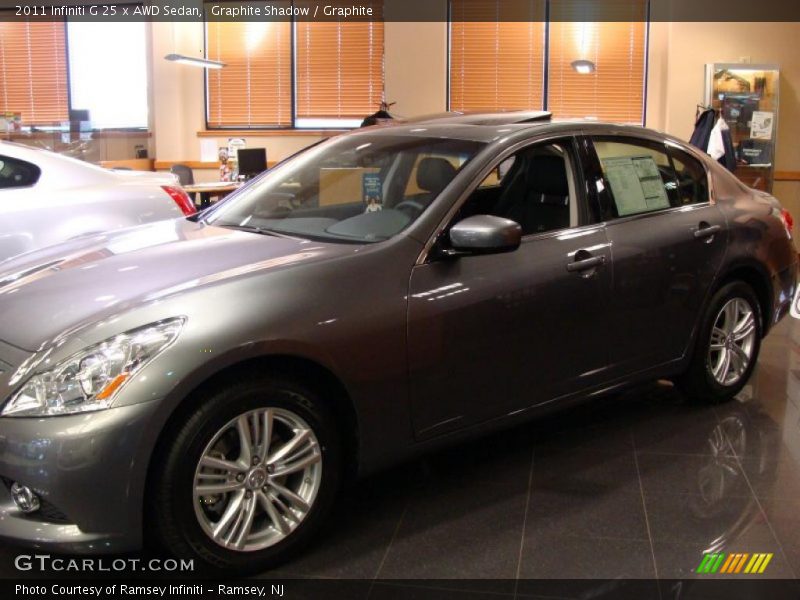Graphite Shadow / Graphite 2011 Infiniti G 25 x AWD Sedan