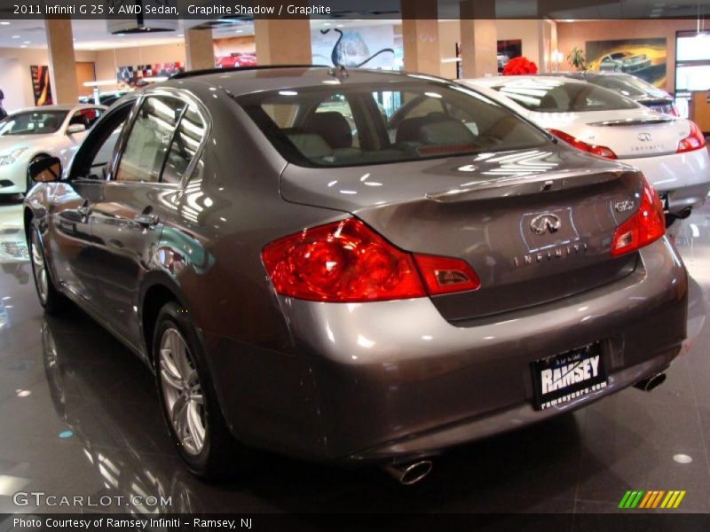 Graphite Shadow / Graphite 2011 Infiniti G 25 x AWD Sedan