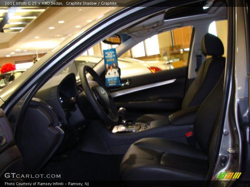 Graphite Shadow / Graphite 2011 Infiniti G 25 x AWD Sedan