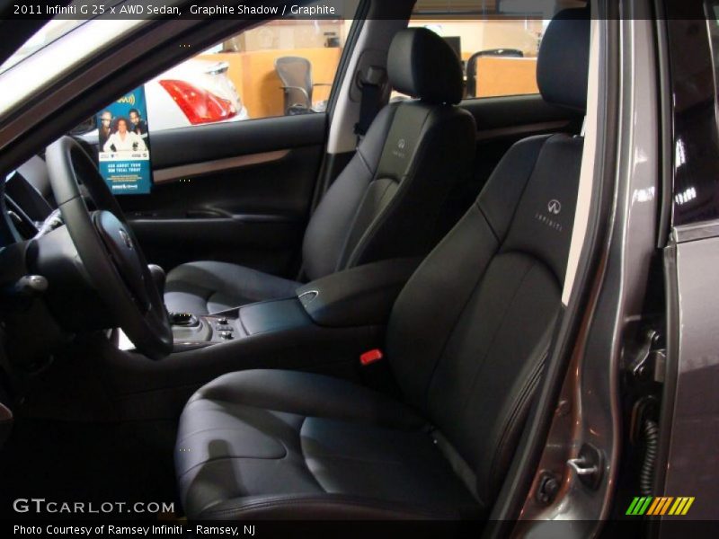 Graphite Shadow / Graphite 2011 Infiniti G 25 x AWD Sedan