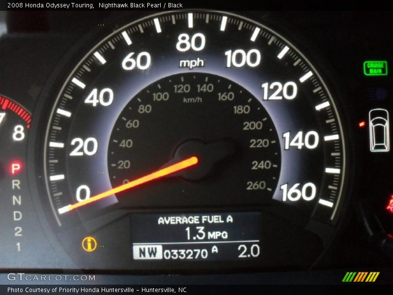Nighthawk Black Pearl / Black 2008 Honda Odyssey Touring