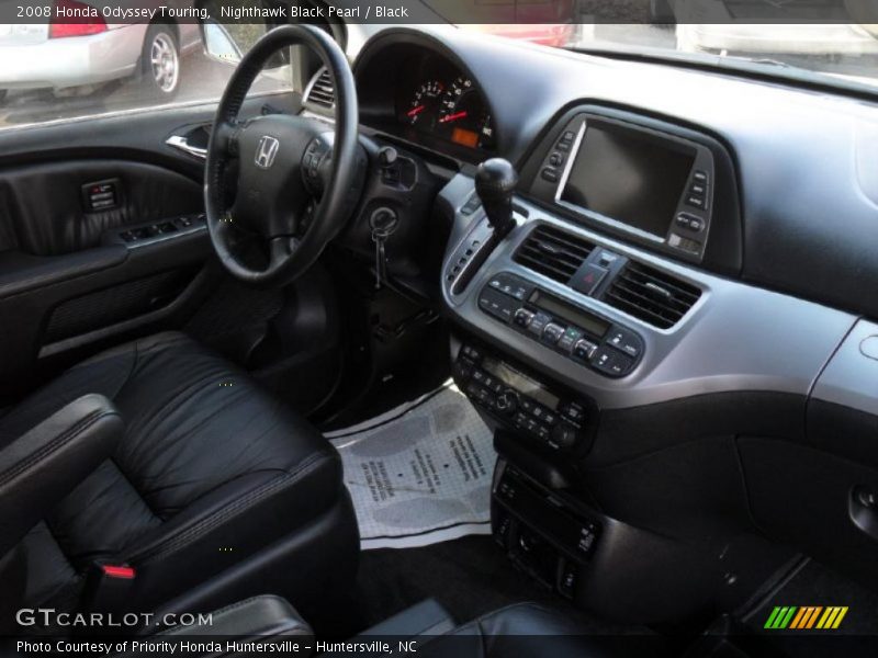  2008 Odyssey Touring Black Interior