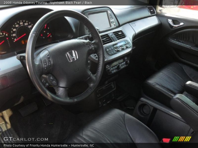  2008 Odyssey Touring Black Interior