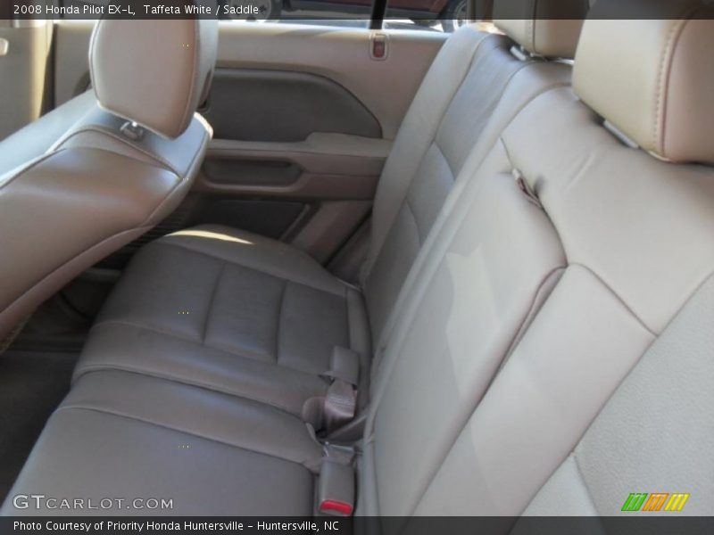Taffeta White / Saddle 2008 Honda Pilot EX-L