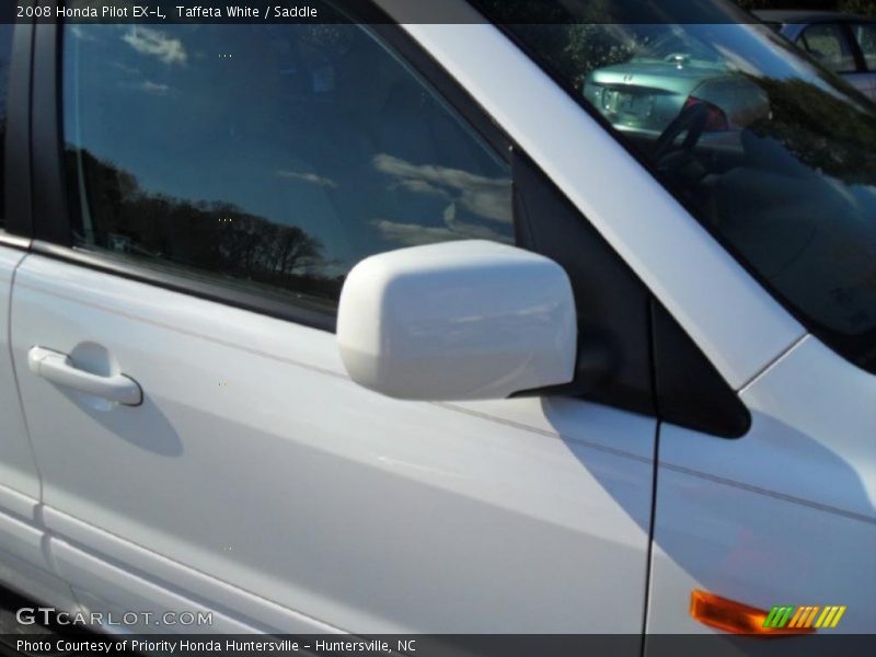 Taffeta White / Saddle 2008 Honda Pilot EX-L