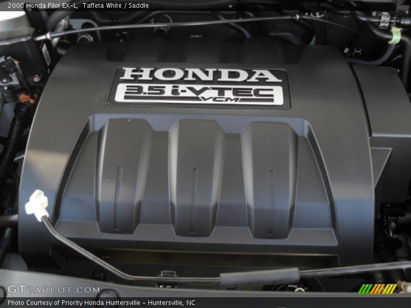 Taffeta White / Saddle 2008 Honda Pilot EX-L
