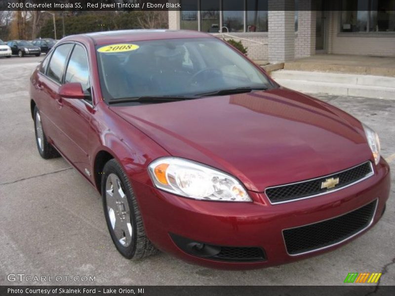 Red Jewel Tintcoat / Ebony Black 2008 Chevrolet Impala SS