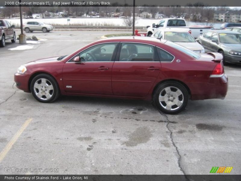 Red Jewel Tintcoat / Ebony Black 2008 Chevrolet Impala SS