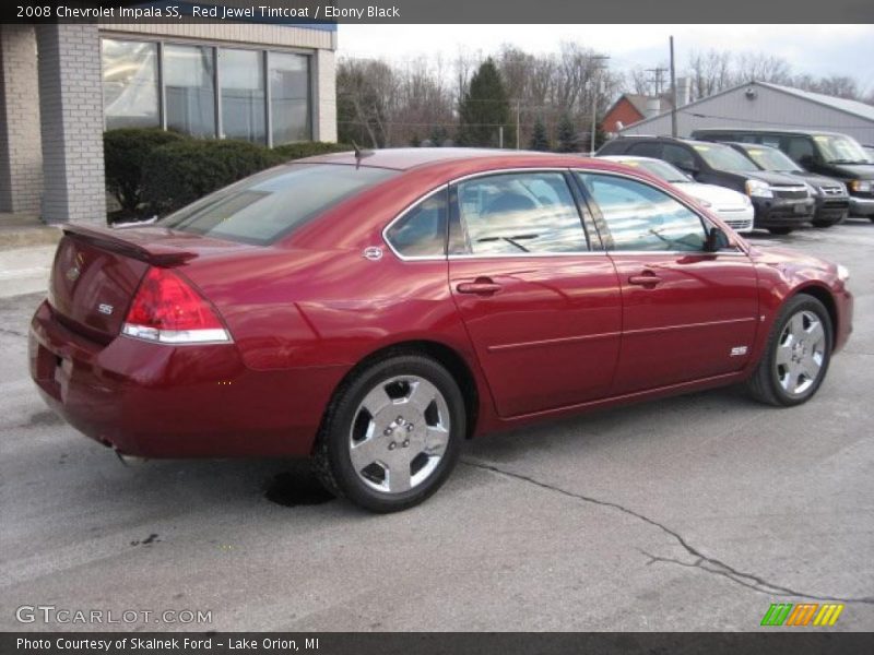 Red Jewel Tintcoat / Ebony Black 2008 Chevrolet Impala SS