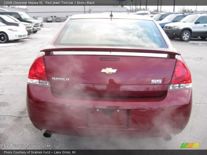 Red Jewel Tintcoat / Ebony Black 2008 Chevrolet Impala SS