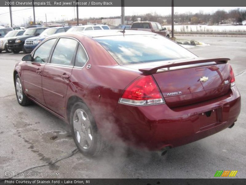 Red Jewel Tintcoat / Ebony Black 2008 Chevrolet Impala SS