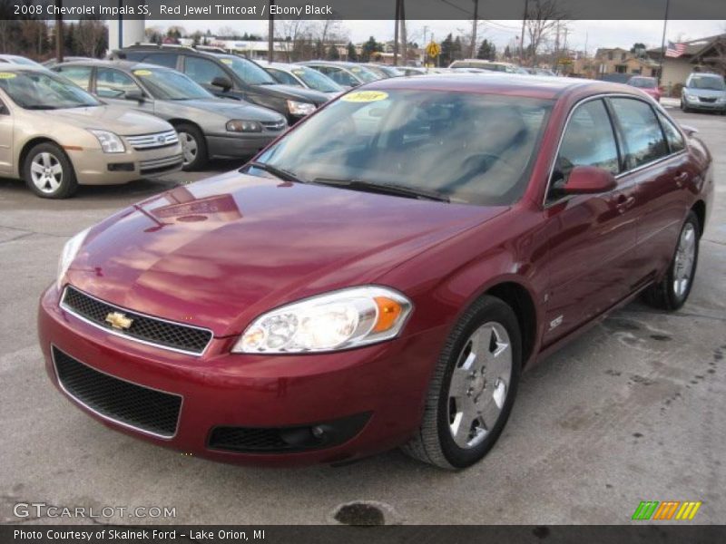 Red Jewel Tintcoat / Ebony Black 2008 Chevrolet Impala SS