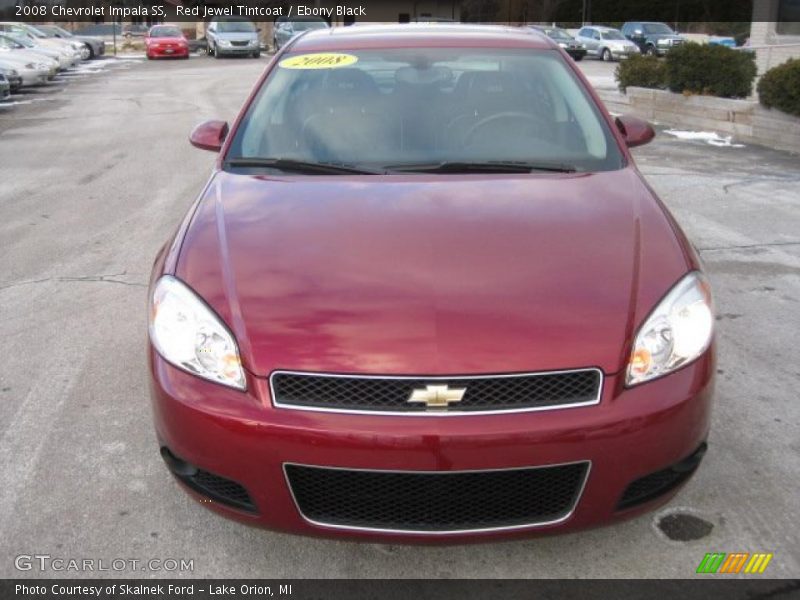 Red Jewel Tintcoat / Ebony Black 2008 Chevrolet Impala SS