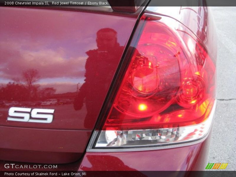 Red Jewel Tintcoat / Ebony Black 2008 Chevrolet Impala SS