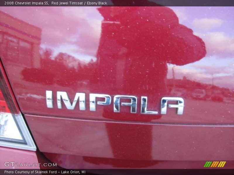 Red Jewel Tintcoat / Ebony Black 2008 Chevrolet Impala SS