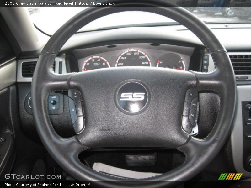 Red Jewel Tintcoat / Ebony Black 2008 Chevrolet Impala SS