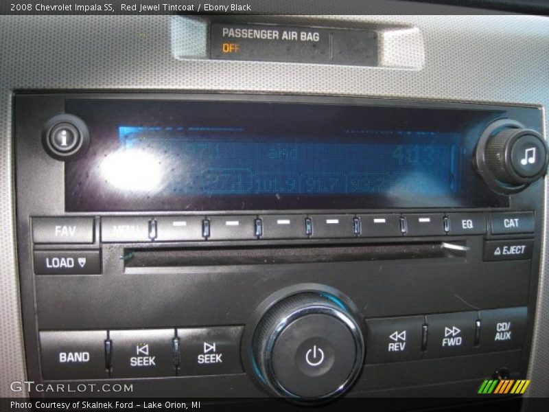 Red Jewel Tintcoat / Ebony Black 2008 Chevrolet Impala SS